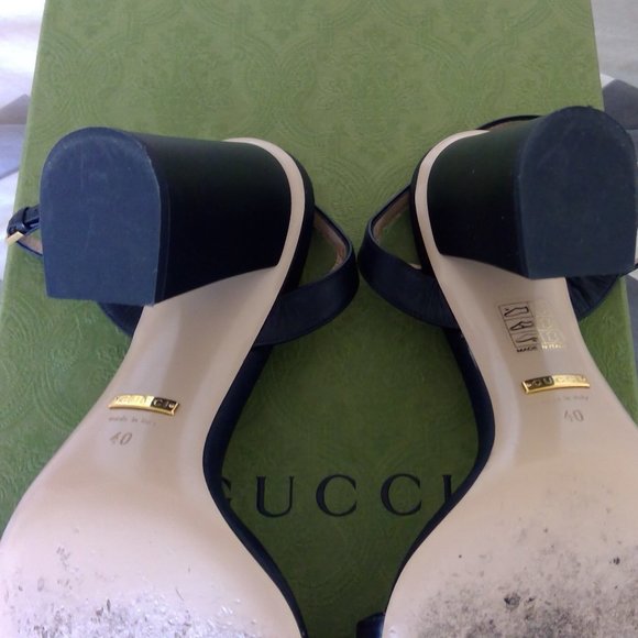 Gucci leather sandals - Picture 5 of 6